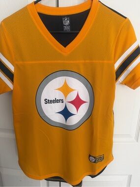 Steelers Yellow Mesh Football Jersey